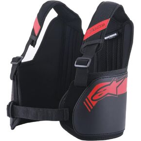 واقي مضلع هوائي من Alpinestars Youth Bionic - مقاس واحد يناسب الجميع - أسود/أصفر فلورسنت (6547013-155-O/S)
