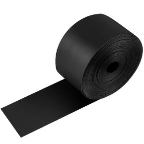 Sacubee 2 Inch Heat Shrink Tape Electrical Roll Black Shrink Wrap Tape Electrical Heat Shrink Tubing Activates Upon Heating Melts and Seals