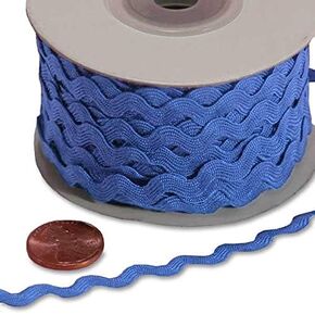 Paper Mart Royal Blue RIC Rac Trim - 5 mm x 25 yd
