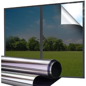 bofeifs Window Privacy Film Frosted Glass Window Film Static Cling Blinds Decorative Window Film Anti-UV Privacy Film for Glass Windows Stained Glass Window Film for Home Office 35.4 x 78.7 Inch