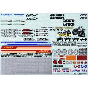 Tamiya 54630 Decorative Sheet Off-Road Vehicles