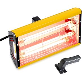 DATOUBOSS Infrared Paint Curing Lamp 2000W 110V Handheld Portable Short Wave Infrared Paint Dryer Lamp for Car Bodywork Repair Heat Lamp(DT-SC-002)