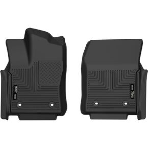 Husky Liners — X-ACT Contour | Fits 2022 - 2024 Toyota Tundra (CrewMax, Double Cab), 2023 - 2024 Toyota Sequoia, Front Row - Black, 2 pcs. | 53781
