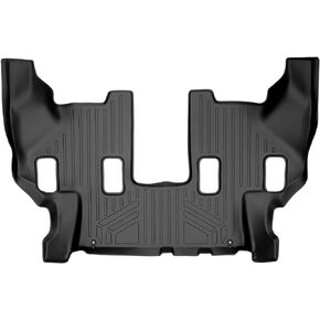 SMARTLINER Custom Fit Floor Mats 3rd Row Liner Black for 2017-2021 Nissan Armada / 2011-2013 Infiniti QX56 / 2014-2021 QX80