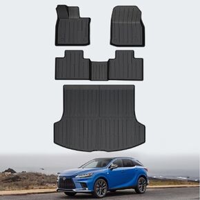 سجادات أرضية JOULARISE لملحقات 2023 2024 Lexus RX350 (غير مناسبة RX450h)، واقي بطانة البضائع لجميع الأحوال الجوية لسيارة Lexus RX350/RX350h/RX500h in Kuwait