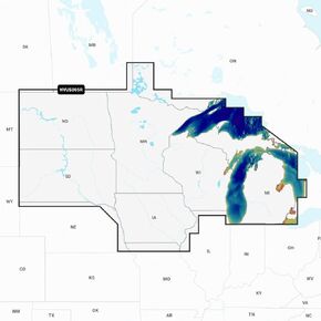 Garmin 010-C1289-00 Navionics Vision+ microSD and 1-Year Subscription - US North Lakes, Rivers, and Coastal Marine Charts