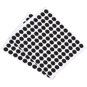 PATIKIL Pool Table Marker Dots, 2 Sheet/200Pcs Billiard Snooker Point Stickers Ball Position Locator for Billiards Practice, Black
