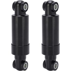 Aramox Electric Bike Shock Absorber, 2pcs Shock Absorber Black 750lbs 110mm for Folding Scooter Electric Bike