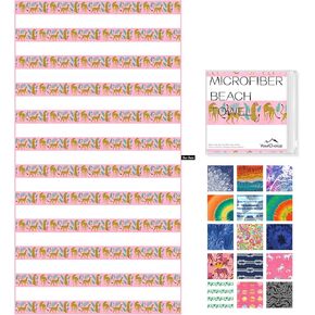Your Choice Beach Towel - Microfiber Beach Towels Oversized, Quick Dry Beach Towel for Adults, Sand Free Beach Towel for Kids, Compact Travel Beach Towel