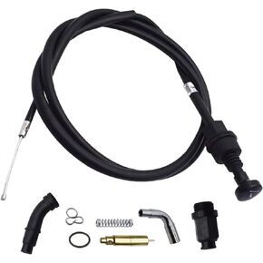 Choke Cable & Valve Plunger for Honda Rancher 350 2000-2006, Rancher 400 2004-2008 (TRX350 TE TM FM, TRX400 FA FGA)