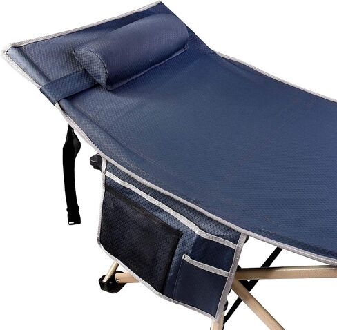 Slendor Camping Cot for Adults,500lbs Cot for Camping Portable Folding Camp Cots,Sleeping Cots for Camp Bed Office Outdoor Tent Beach with Pillow Carry Bag,1200D Double Layer Oxford in Saudi Arabia