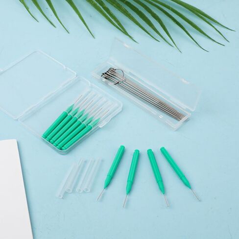 10pcs Shower Head Cleaners, Shower Nozzle Cleaning Brush with 10pcs Needle Picks Multifunctional Shower Head Cleaner Tool Small Holes Tiny Brush for Nozzle Gaps Household Bathroom in Saudi Arabia