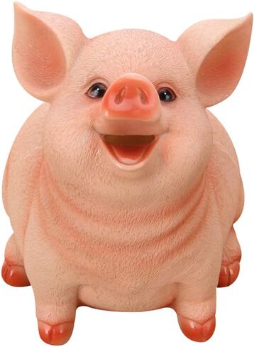 Piggy Bank for Girls and Boys, Unbreakable Plastic Coin Banks, Cute Pig Money Box, Money Saving Box as Birthday Gift & House Ornaments (Pig) in Saudi Arabia