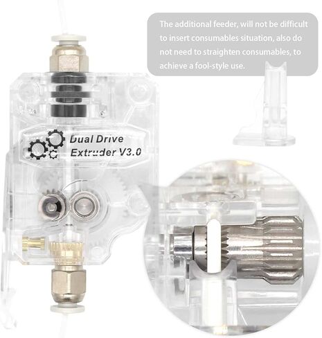أجزاء عالية الأداء من MengQi Bowden Extruder V3.0 ذات محرك مزدوج لسلسلة CR10 وEnder 3 وAnycubic Mega S وI3 Mega Chiron وTevo Tornado وWanhao D9 وAnet A8 E10 وPrusa I3 DIY طابعة ثلاثية الأبعاد in Kuwait