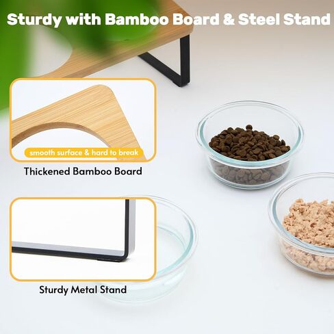 Lawfery Elevated Cat Bowls, 15° Tilted Cat Food Bowl in Saudi Arabia