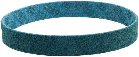 CS Unitec 38533 Pipe-MAX Fine (Blue) Abrasive Surface Conditioning Fleece Belts for Pipe, Curved Surfaces and Handrails (Pack of 4) in Saudi Arabia