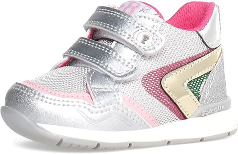 Naturino Girl's Falcotto Zak 3 VL (طفل صغير/طفل صغير) فضي/بلاتيني الاتحاد الأوروبي 24 (الولايات المتحدة 7.5 طفل صغير) M in Kuwait