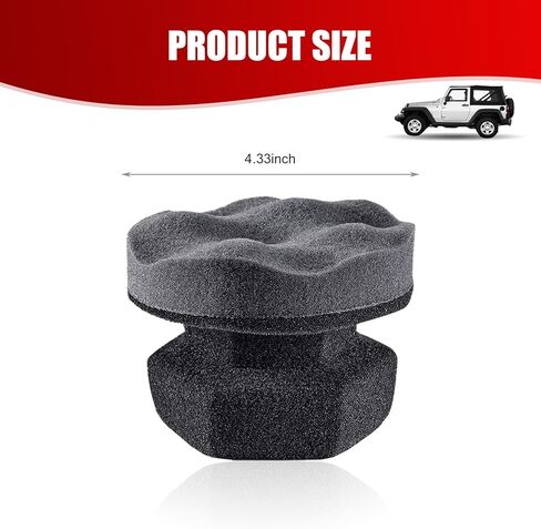 leediga 3 Pack Car Tire Shine Applicator, Soft Reusable Vehicle Detail Cleaning Sponge, Universal Durable Portable Large Automotive Foam Sponge Replacements for Truck SUV Car (Gray) in Saudi Arabia