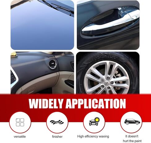 leediga 3 Pack Car Tire Shine Applicator, Soft Reusable Vehicle Detail Cleaning Sponge, Universal Durable Portable Large Automotive Foam Sponge Replacements for Truck SUV Car (Gray) in Saudi Arabia