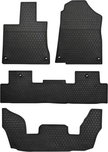 Lwope الحصير سيارة مخصص صالح ل Acura MDX 2022 2023 2024 الحصير المطاط الأسود السيارات بطانة جميع الأحوال الجوية حماية الثقيلة عديم الرائحة in Kuwait