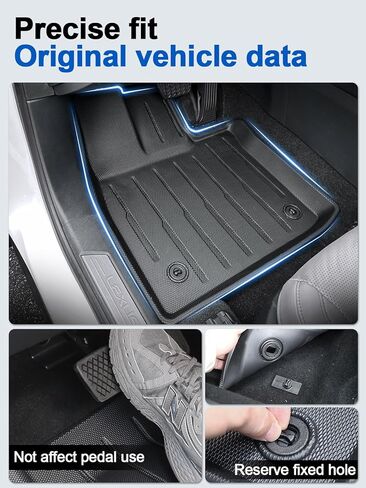 سجادات أرضية JOULARISE لملحقات 2023 2024 Lexus RX350 (غير مناسبة RX450h)، واقي بطانة البضائع لجميع الأحوال الجوية لسيارة Lexus RX350/RX350h/RX500h in Kuwait