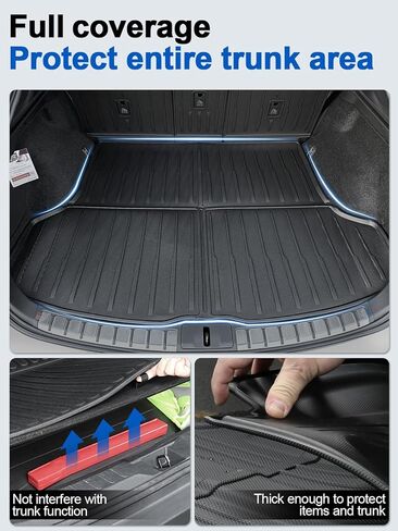 سجادات أرضية JOULARISE لملحقات 2023 2024 Lexus RX350 (غير مناسبة RX450h)، واقي بطانة البضائع لجميع الأحوال الجوية لسيارة Lexus RX350/RX350h/RX500h in Kuwait