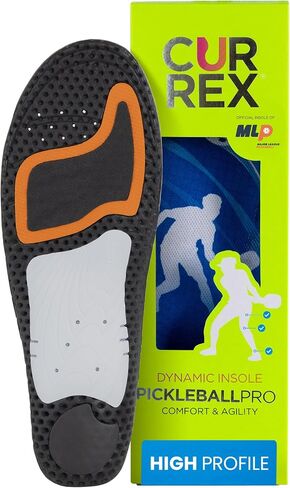CURREX PICKLEBALLPRO Insoles for Pickleball Shoes – Arch Support Inserts w/Super Grip Surface & Premium Heel Cushioning, Helps Improve Foot Stability – for Men & Women– High Arch, Medium in Saudi Arabia