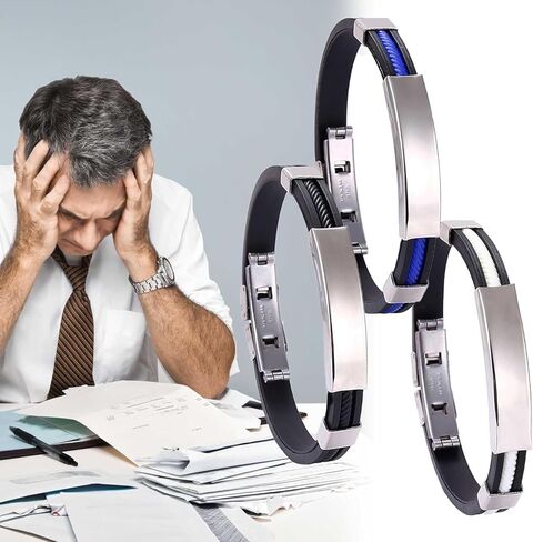 3 قطع من سوار المعصم Oveallgo Titanium Pro، سوار معصم من التيتانيوم Sugarfirm، إصدار جديد من سوار المعصم Oveallgo، مناسب للنساء والرجال in Kuwait