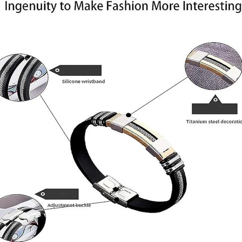 3 قطع من سوار المعصم Oveallgo Titanium Pro، سوار معصم من التيتانيوم Sugarfirm، إصدار جديد من سوار المعصم Oveallgo، مناسب للنساء والرجال in Kuwait