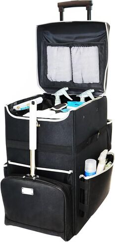 Cleaning Carts on Wheels with Removable Cleaning Caddy, Professional House Cleaning Caddy on Wheel, Cleaning Supplies Organizer Caddy,Cleaning Bag with Handle for Housekeepers (Medimu) in Saudi Arabia