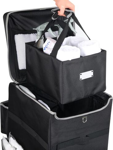 Cleaning Carts on Wheels with Removable Cleaning Caddy, Professional House Cleaning Caddy on Wheel, Cleaning Supplies Organizer Caddy,Cleaning Bag with Handle for Housekeepers (Medimu) in Saudi Arabia