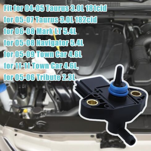 Atunee 0261230093 مستشعر ضغط حقن الوقود لـ F150 E150 F250 E250 F350 E350 Super Duty Escape Expedition Explorer Five Hundred Focus Fusion Mustang Taurus استبدال 3F2Z9G756AC in Kuwait