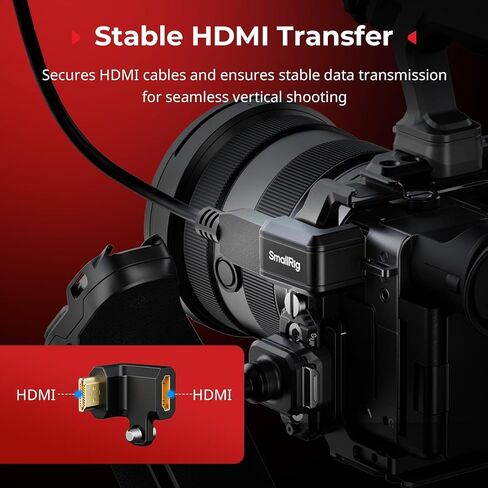 محول SmallRig HDMI لجهاز Sony FX2، عالي الوضوح، نقل بيانات ثابت، تركيب سريع بدون أدوات، للتصوير العمودي - 5593 in Kuwait