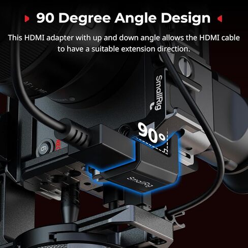محول SmallRig HDMI لجهاز Sony FX2، عالي الوضوح، نقل بيانات ثابت، تركيب سريع بدون أدوات، للتصوير العمودي - 5593 in Kuwait