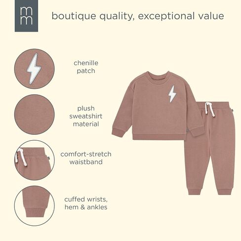 Modern Moments by Gerber baby-boys Sweatshirt and Jogger Set in Saudi Arabia