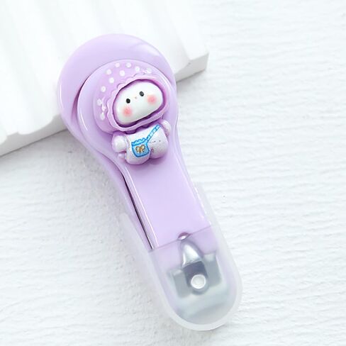 Cute Cartoon Nail Clippers Home Safety Nail Clippers, Portable Nail Scissors - Satchel Character LCC796-04 in Saudi Arabia