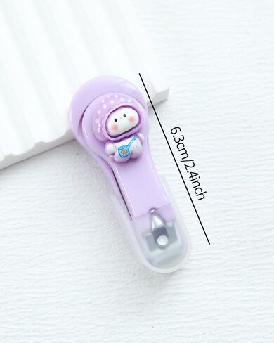 Cute Cartoon Nail Clippers Home Safety Nail Clippers, Portable Nail Scissors - Satchel Character LCC796-04 in Saudi Arabia