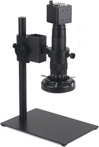 كاميرا مجهر فيديو رقمية صناعية أحادية العين 120X 180X 300X عدسة تكبير C-Mount لإصلاح اللحام (300X، A 4k HDMI USB) in Kuwait