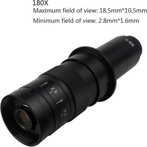 كاميرا مجهر فيديو رقمية صناعية أحادية العين 120X 180X 300X عدسة تكبير C-Mount لإصلاح اللحام (300X، A 4k HDMI USB) in Kuwait