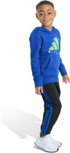 adidas baby-boys 2-piece Long Sleeve Graphic Fleece Pullover & Jogger Set in Saudi Arabia