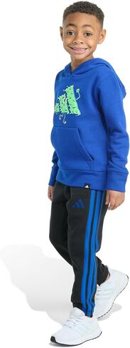 adidas baby-boys 2-piece Long Sleeve Graphic Fleece Pullover & Jogger Set in Saudi Arabia