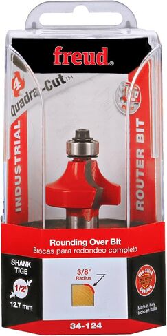Freud 34-124: 3/8" Radius Rounding Over Bit with 1/2" Shank, 2-5/8" Overall Length in Saudi Arabia