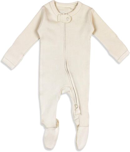 L'ovedbaby Baby Organic 2-way Zipper Footie in Saudi Arabia