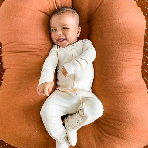 L'ovedbaby Baby Organic 2-way Zipper Footie in Saudi Arabia
