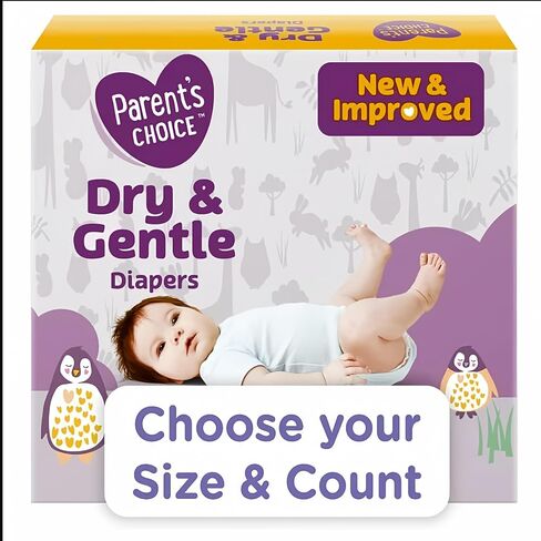 Parent's Choice Dry & Gentle Diapers Size 1 in Saudi Arabia