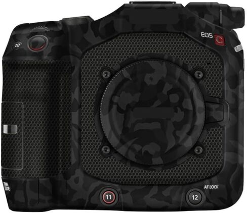 C 80 Premium Camera Premium Sticker Protective Film Anti-Scratch Skin for Canon EOS C80(Circuit Black) in Saudi Arabia