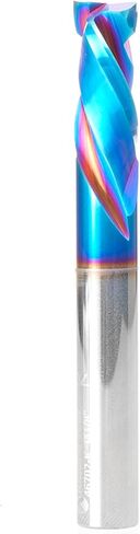 Amana Tool Spektra Extreme Tool Life Coated Solid Carbide CNC Compression Spiral Router Bit, 46702-K, 3/8 D x 7/8 CH x 3/8 Shank x 3 Inch Long 2 Flute for Birch Plywood in Saudi Arabia