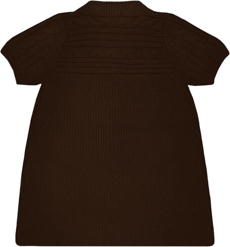 فستان سترة للرضع والأطفال الصغار من Creative Knitwear College، بأكمام قصيرة، ألوان متعددة، للفتيات (0 أشهر - 4 سنوات) in Kuwait