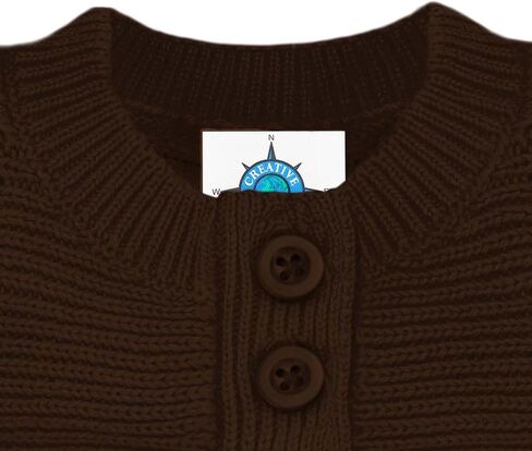 فستان سترة للرضع والأطفال الصغار من Creative Knitwear College، بأكمام قصيرة، ألوان متعددة، للفتيات (0 أشهر - 4 سنوات) in Kuwait