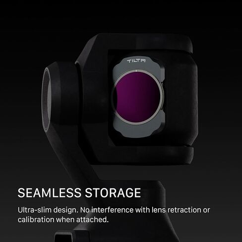 فلتر Tilta Variable ND (ND2-ND32) متوافق مع DJI Osmo Pocket 3 - كثافة محايدة قابلة للتعديل للتحكم في التعرض | أداة مغناطيسية | زجاج بصري فائق النحافة للتصوير في الهواء الطلق in Kuwait